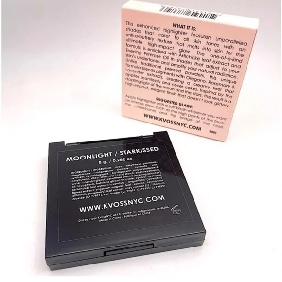 K VOSS Fairy Dust Highlighter Deluxe Duo Palette Brand New in Box - Picture 5 of 9